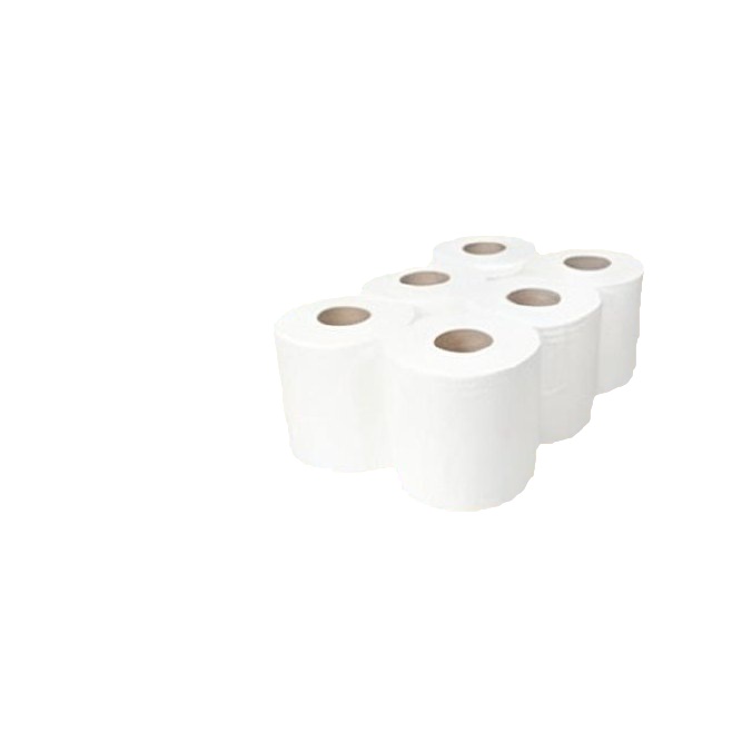 White Towel Roll 6-pack