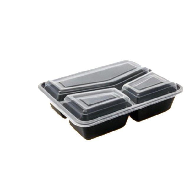 RE342 Black Container with Lid