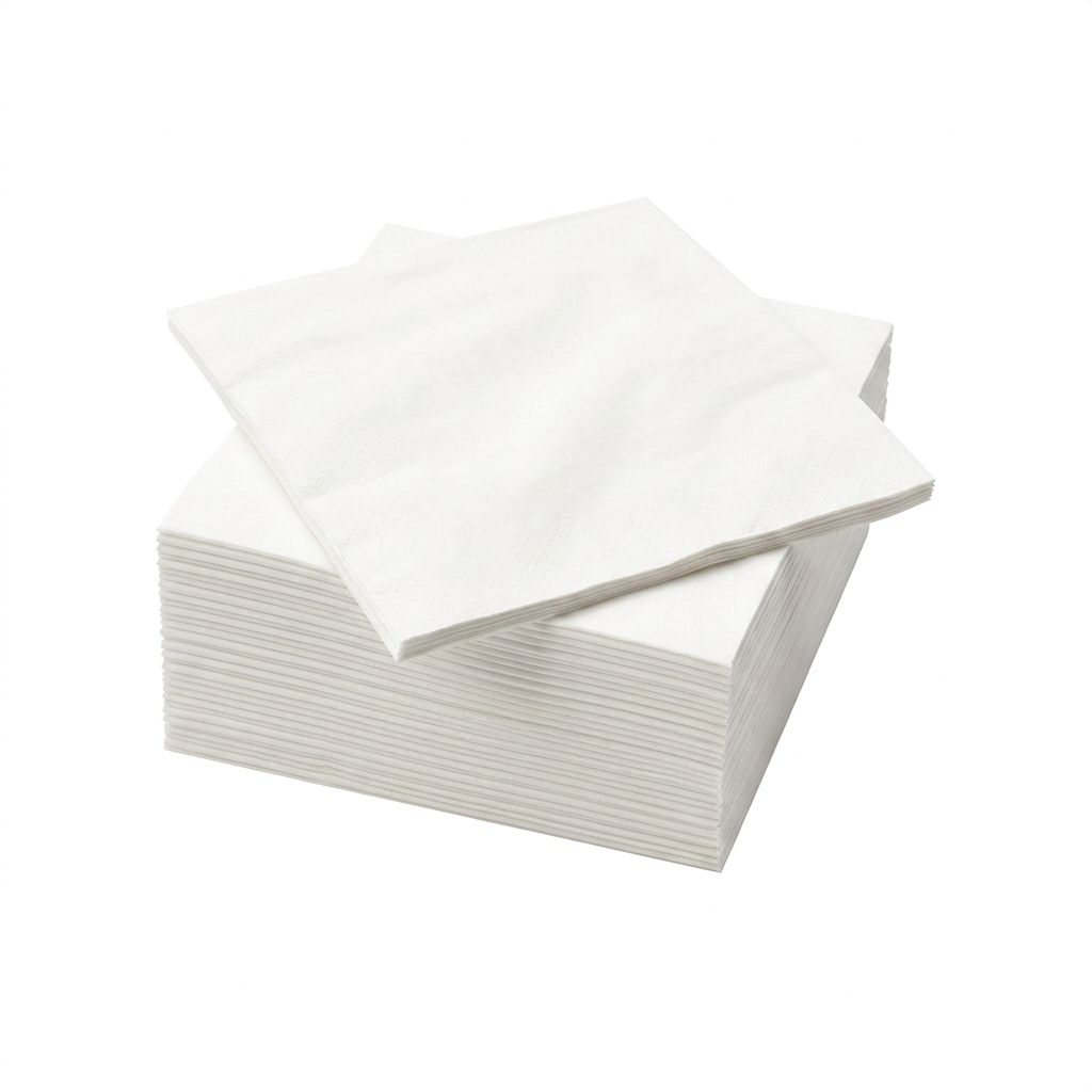 Aqua Serviette White Single Ply 30×30