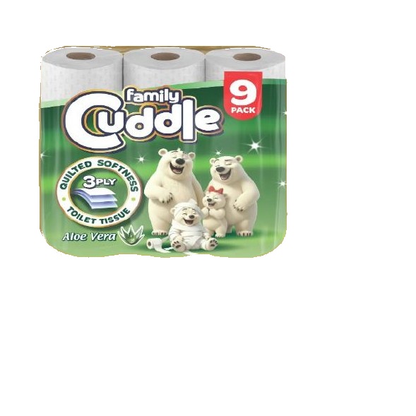 Family Cuddle Toilet Roll Aloe Vera 3-ply