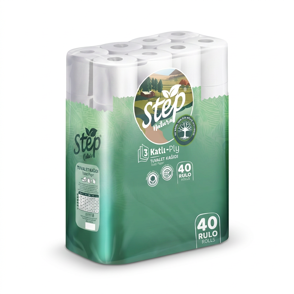 Step Natura 3-ply Toilet Roll